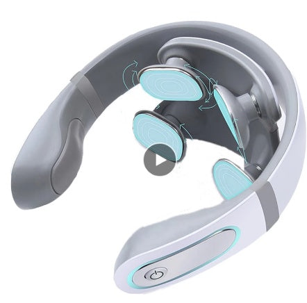 Trådlös 4D Nackmassageapparat Shiatsu - Smärtlindring & Värmebehandling sveabuy