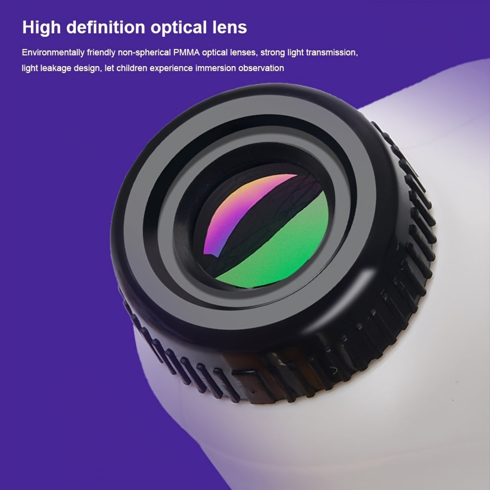 Fickmikroskop för barn med LED-ljus och justerbar förstoring 60X-120X sveabuy