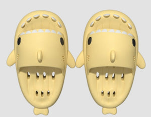 Haj-tofflor med dräneringshål – snabbtorkande dusch- & strandtofflor för henne & honom sveabuy