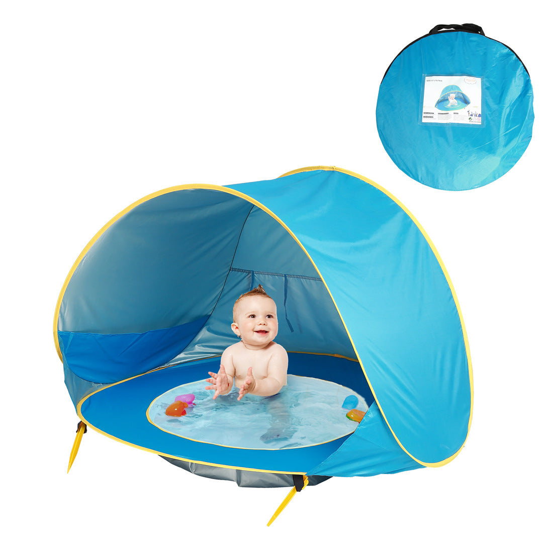 Babytält för stranden – UV-skydd & vattentätt