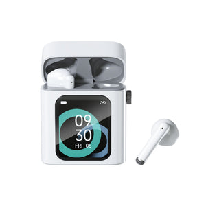 Trådlösa TWS-hörlurar med smart pekskärmsfodral (Wi-Fi & högtalare) sveabuy