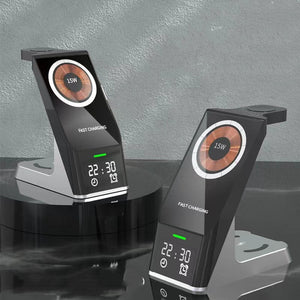 3-i-1 Trådlös Laddare för Smartphone, Apple Watch och Hörlurar sveabuy