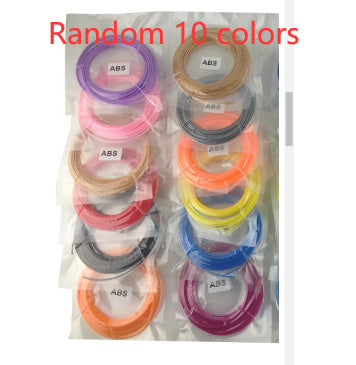 ABS/PLA filament till 3D-penna – 10 m, 20 färger