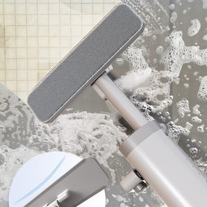 Mopp med självvridande urkramning & återanvändbara mikrofiberpads – effektiv städning hemma i små utrymmen sveabuy