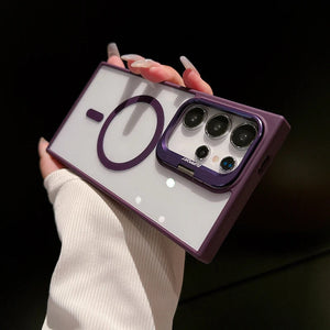 Magnetisk Mobilfodral med Ställ och Stötskydd för Samsung sveabuy