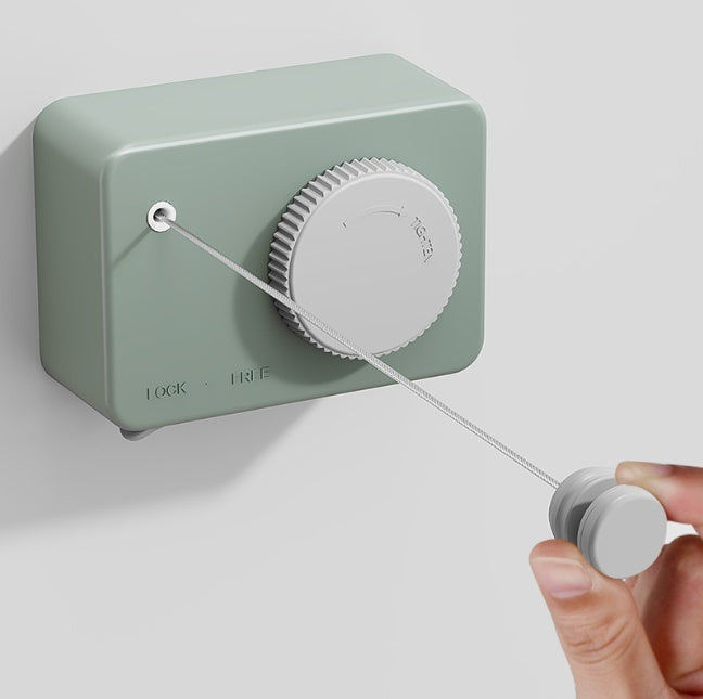 Retractable Clothesline without drilling – 4.2 m for bathroom & balcony sveabuy