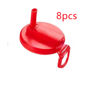 Soda Can Lock med Sugrör – Återanvändbar Kapsyl för Cola, Öl, Juice & Drycker sveabuy