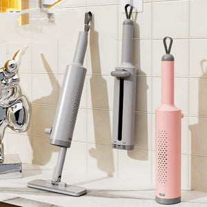 Mopp med självvridande urkramning & återanvändbara mikrofiberpads – effektiv städning hemma i små utrymmen sveabuy