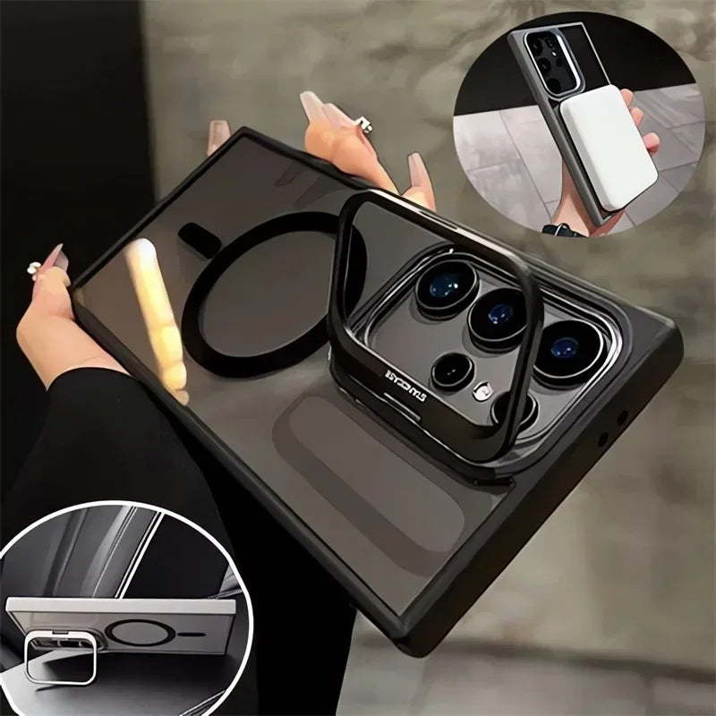 Magnetisk Mobilfodral med Ställ och Stötskydd för Samsung sveabuy