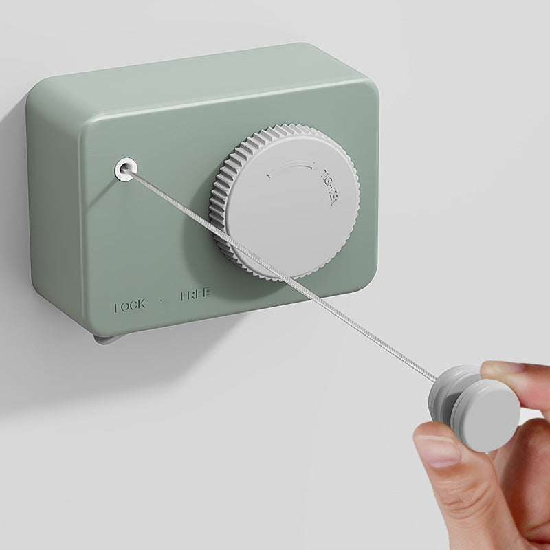 Retractable Clothesline without drilling – 4.2 m for bathroom & balcony sveabuy