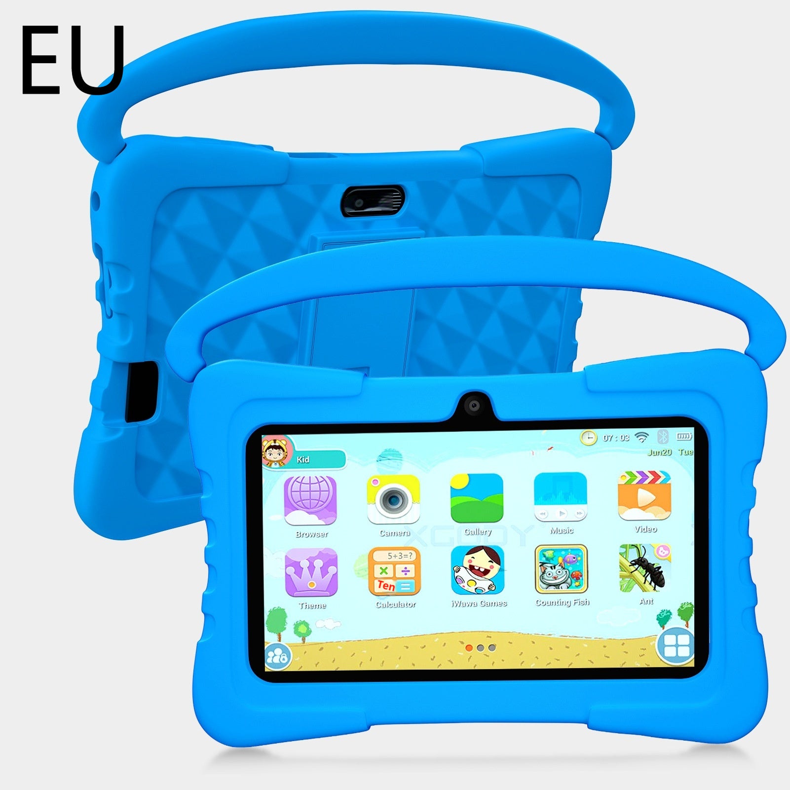 7-tums Smart Android Tablet för Barn med Bluetooth & Handskrift – Lärande och Lek i Ett!
