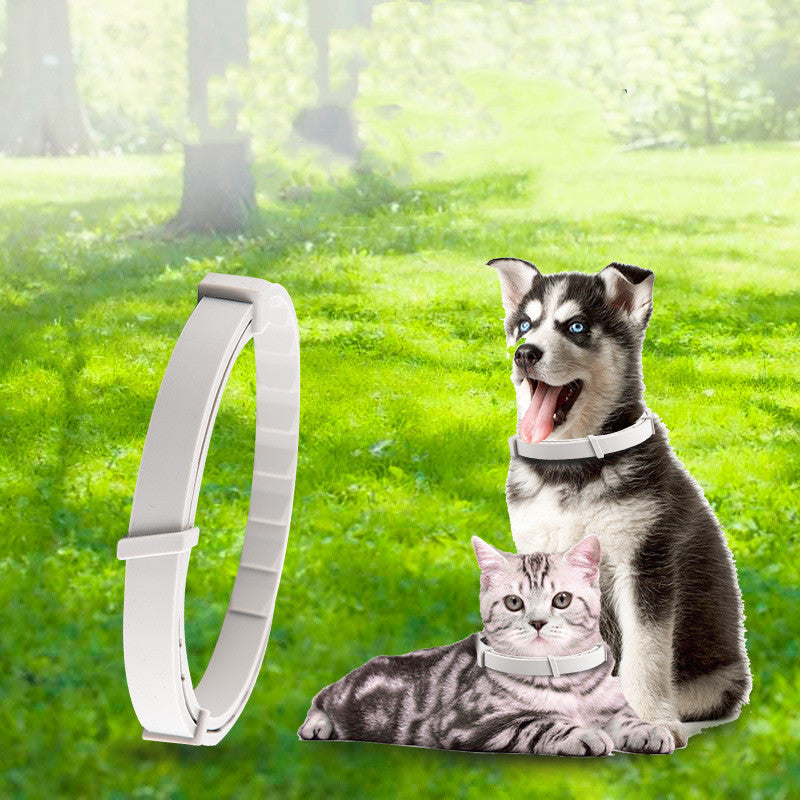 Justerbart Insektsavvisande Halsband för Hund & Katt – Naturligt Skydd i Upp till 8 Månader!