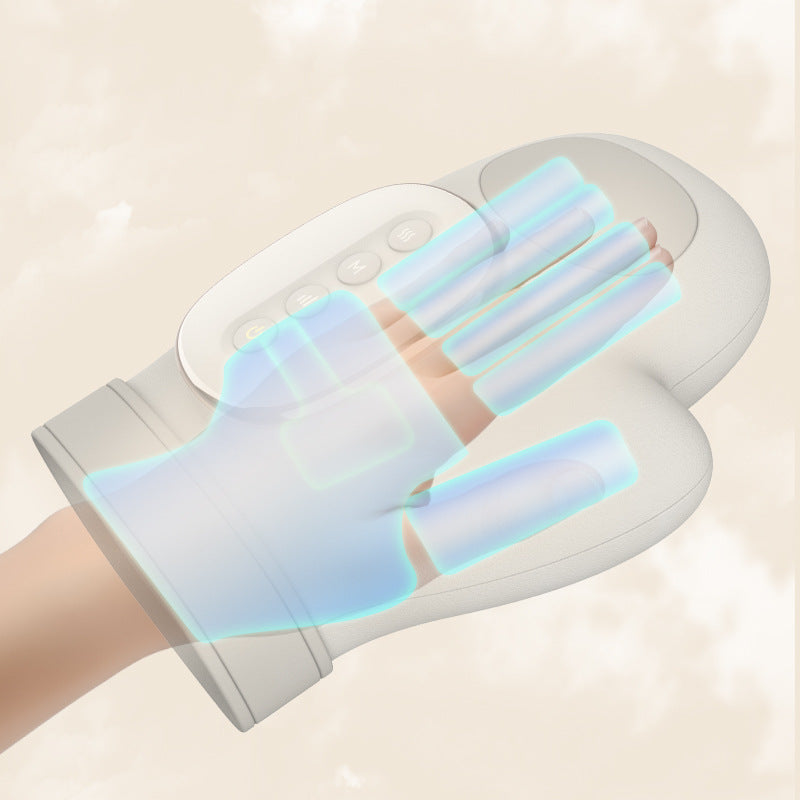Smart Handledmassage med Lufttryck och Värme – Trådlös Handmassager för Handled och Fingrar