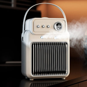 1200W 2-i-1 Värmefläkt med Luftfuktare – Tyst PTC-Värmare för Hem & Kontor sveabuy