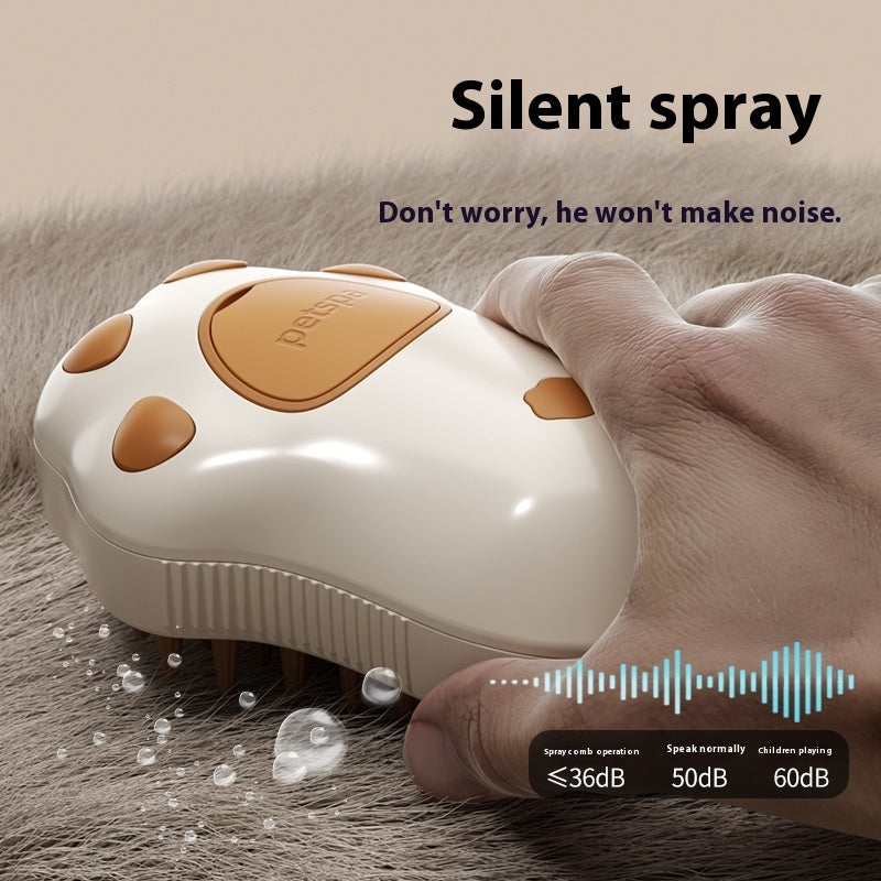 Spray Massage Comb för Husdjur – Skonsam Pälsvård för Katter och Hundar
