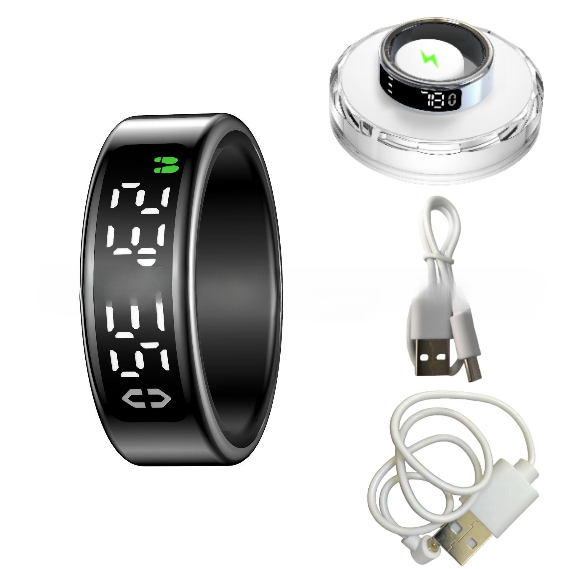 Smart ring med pulsmätning, blodsyre, sömn- och sportvisning