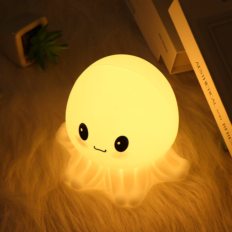Söt Manetlampa – Mysigt Nattljus i Silikon